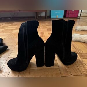 Black Steve Madden High Heel Boots